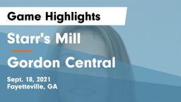 Starr's Mill  vs Gordon Central   Game Highlights - Sept. 18, 2021