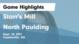 Starr's Mill  vs North Paulding  Game Highlights - Sept. 18, 2021