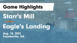 Starr's Mill  vs Eagle's Landing Game Highlights - Aug. 18, 2022