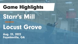 Starr's Mill  vs Locust Grove Game Highlights - Aug. 23, 2022