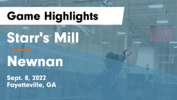Starr's Mill  vs Newnan  Game Highlights - Sept. 8, 2022