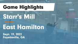 Starr's Mill  vs East Hamilton  Game Highlights - Sept. 19, 2022