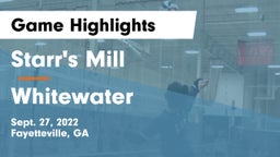 Starr's Mill  vs Whitewater Game Highlights - Sept. 27, 2022
