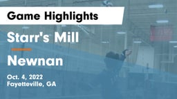 Starr's Mill  vs Newnan  Game Highlights - Oct. 4, 2022