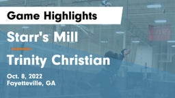 Starr's Mill  vs Trinity Christian  Game Highlights - Oct. 8, 2022