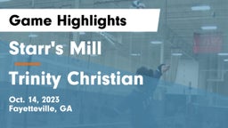Starr's Mill  vs Trinity Christian  Game Highlights - Oct. 14, 2023