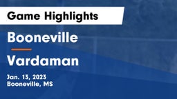 Booneville  vs Vardaman  Game Highlights - Jan. 13, 2023