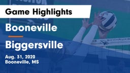 Booneville  vs Biggersville Game Highlights - Aug. 31, 2020