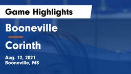 Booneville  vs Corinth  Game Highlights - Aug. 12, 2021