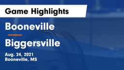 Booneville  vs Biggersville  Game Highlights - Aug. 24, 2021