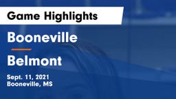 Booneville  vs Belmont  Game Highlights - Sept. 11, 2021