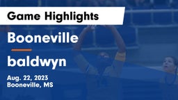 Booneville  vs baldwyn Game Highlights - Aug. 22, 2023