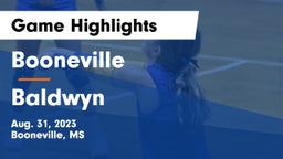 Booneville  vs Baldwyn  Game Highlights - Aug. 31, 2023