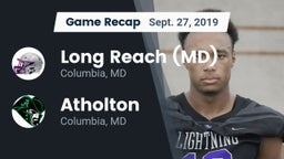 Recap: Long Reach  (MD) vs. Atholton  2019