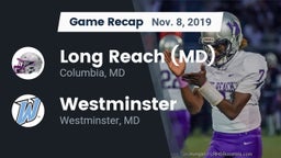 Recap: Long Reach  (MD) vs. Westminster  2019