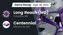 Recap: Long Reach  (MD) vs. Centennial  2023