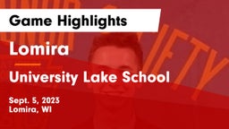 Lomira  vs University Lake School Game Highlights - Sept. 5, 2023