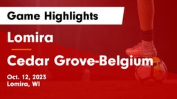 Lomira  vs Cedar Grove-Belgium  Game Highlights - Oct. 12, 2023