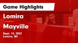 Lomira  vs Mayville  Game Highlights - Sept. 14, 2023