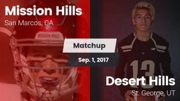 Matchup: Mission Hills High vs. Desert Hills  2017