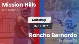 Matchup: Mission Hills High vs. Rancho Bernardo  2017
