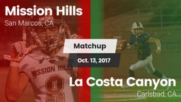 Matchup: Mission Hills High vs. La Costa Canyon  2017