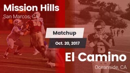 Matchup: Mission Hills High vs. El Camino  2017