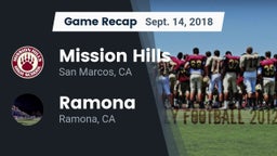Recap: Mission Hills  vs. Ramona  2018