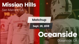 Matchup: Mission Hills High vs. Oceanside  2018