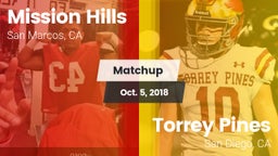 Matchup: Mission Hills High vs. Torrey Pines  2018