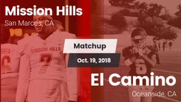 Matchup: Mission Hills High vs. El Camino  2018