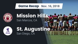 Recap: Mission Hills  vs. St. Augustine  2018
