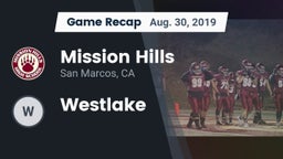 Recap: Mission Hills  vs. Westlake  2019