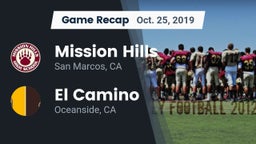 Recap: Mission Hills  vs. El Camino  2019