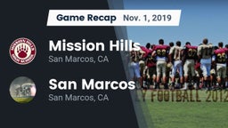 Recap: Mission Hills  vs. San Marcos  2019