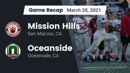 Recap: Mission Hills  vs. Oceanside  2021