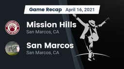 Recap: Mission Hills  vs. San Marcos  2021