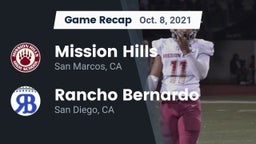 Recap: Mission Hills  vs. Rancho Bernardo  2021