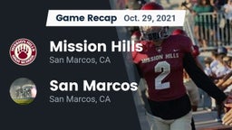 Recap: Mission Hills  vs. San Marcos  2021