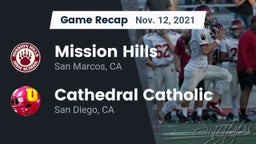 Recap: Mission Hills  vs. Cathedral Catholic  2021