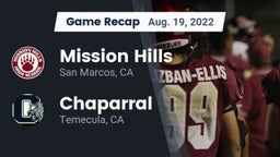 Recap: Mission Hills  vs. Chaparral  2022
