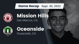 Recap: Mission Hills  vs. Oceanside  2022