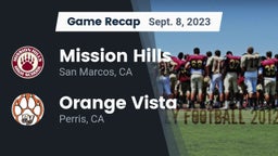 Recap: Mission Hills  vs. Orange Vista  2023