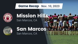 Recap: Mission Hills  vs. San Marcos  2023