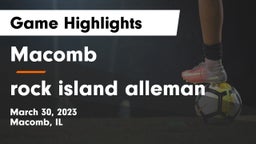 Macomb  vs rock island alleman Game Highlights - March 30, 2023