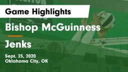 Bishop McGuinness  vs Jenks  Game Highlights - Sept. 25, 2020