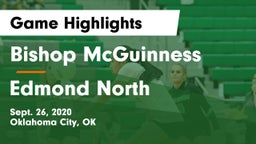 Bishop McGuinness  vs Edmond North  Game Highlights - Sept. 26, 2020