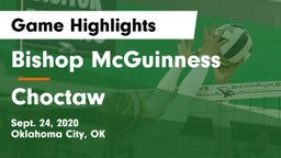 Bishop McGuinness  vs Choctaw  Game Highlights - Sept. 24, 2020