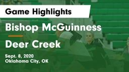 Bishop McGuinness  vs Deer Creek  Game Highlights - Sept. 8, 2020