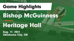Bishop McGuinness  vs Heritage Hall  Game Highlights - Aug. 17, 2021